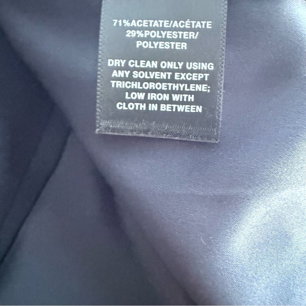 Lafayette 148 Navy One Button Blazer Jacket Sz 18 - Picture 5 of 6